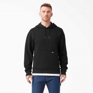 Black Dickies Water Repellent Logo Sleeve Hoodie | US0002058