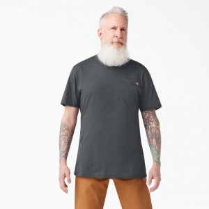 Charcoal Gray Dickies Short Sleeve Two Pack T-Shirts | US0001724