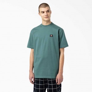 Lincoln Green Dickies Skateboarding Mount Vista T-Shirt | US0000915