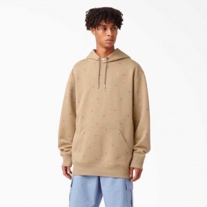 Regular Dickies Fleece Ditsy Print Hoodie | US0001988