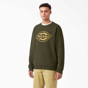 Regular Dickies Fleece Logo Graphic Sweatshirt | US0002001