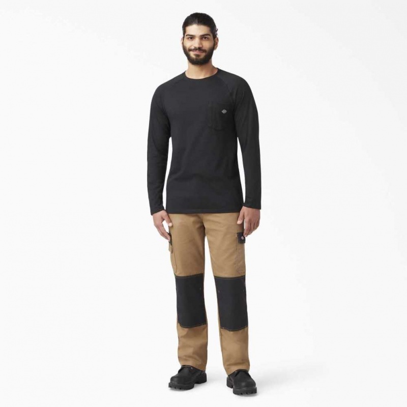 Black Dickies Cooling Long Sleeve T-Shirt | US0001631