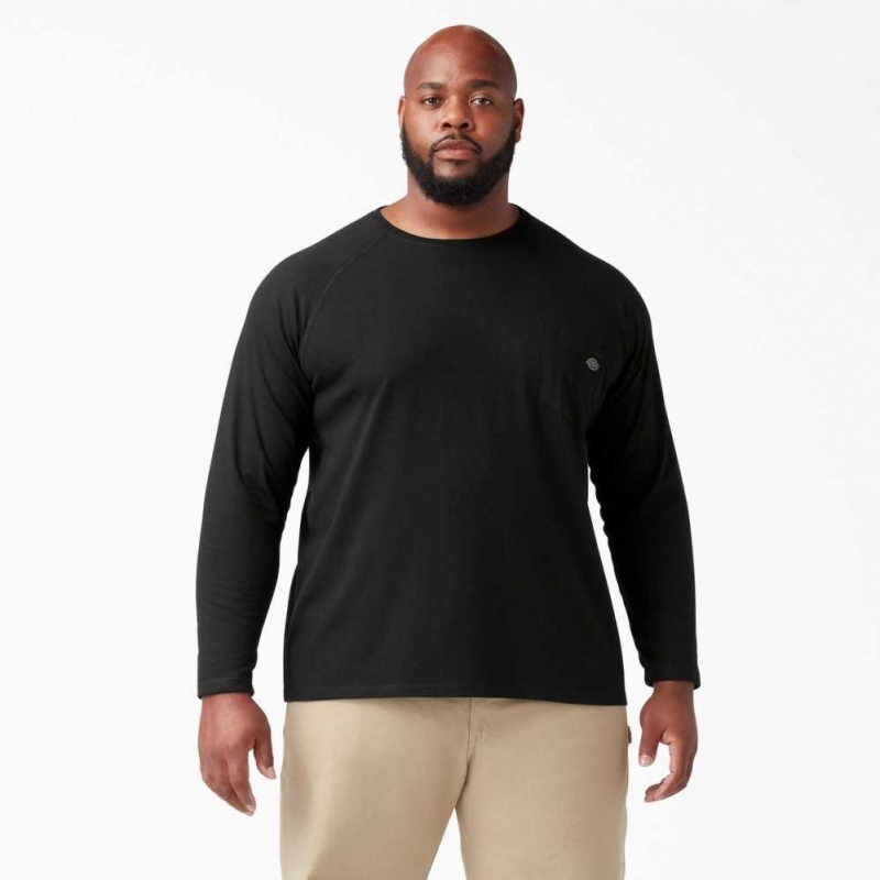 Black Dickies Cooling Long Sleeve T-Shirt | US0001631