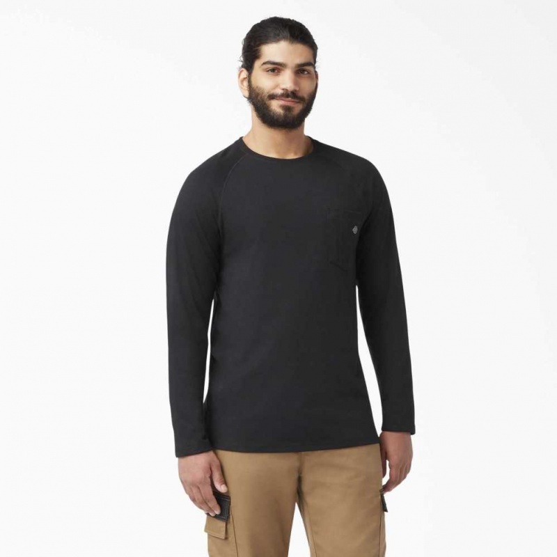 Black Dickies Cooling Long Sleeve T-Shirt | US0001631