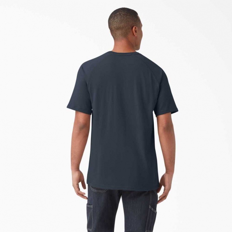 Dark Navy Dickies Cooling Short Sleeve T-Shirt | US0000898