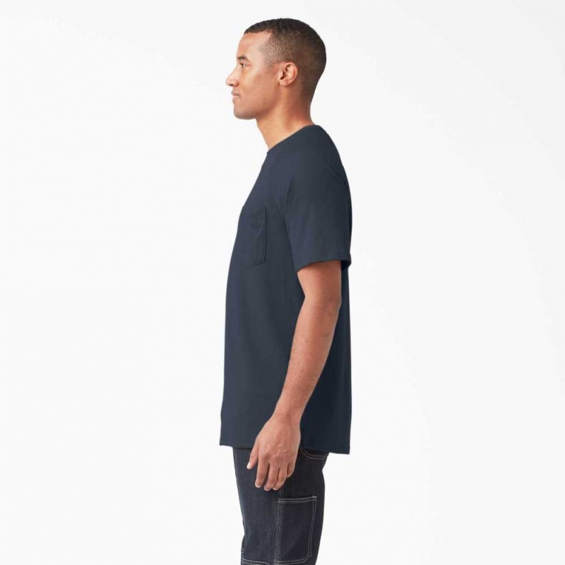 Dark Navy Dickies Cooling Short Sleeve T-Shirt | US0000898