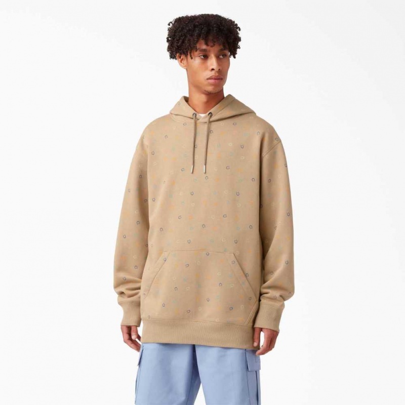 Regular Dickies Fleece Ditsy Print Hoodie | US0001988