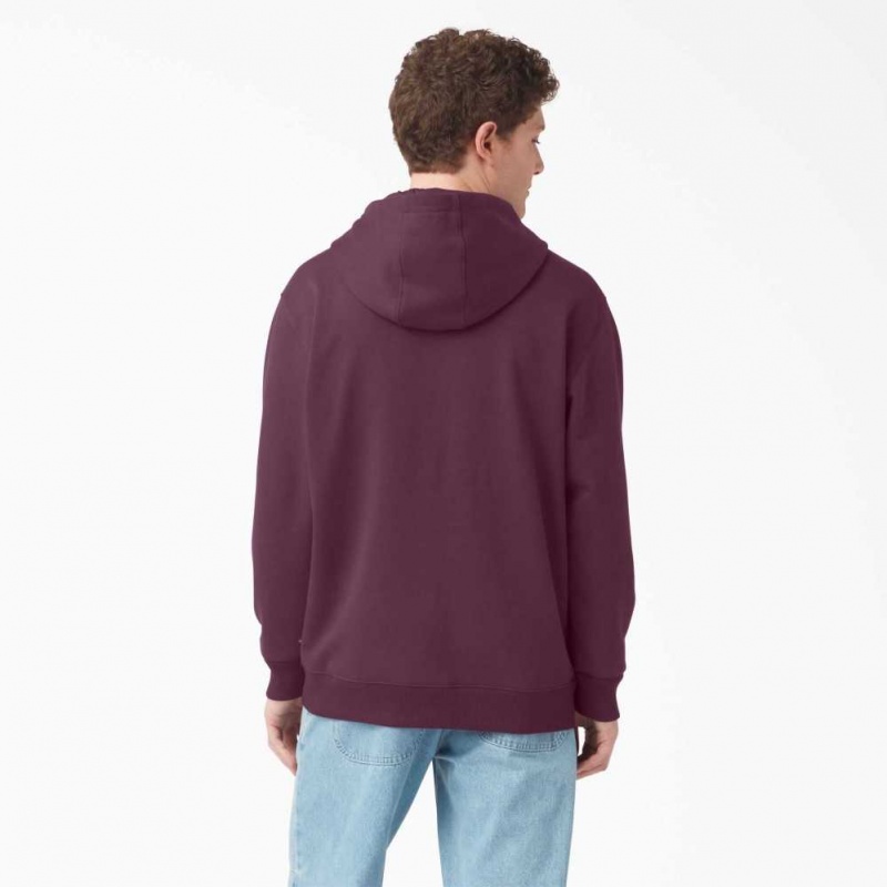 Regular Dickies Fleece Embroidered Chest Logo Hoodie | US0001990