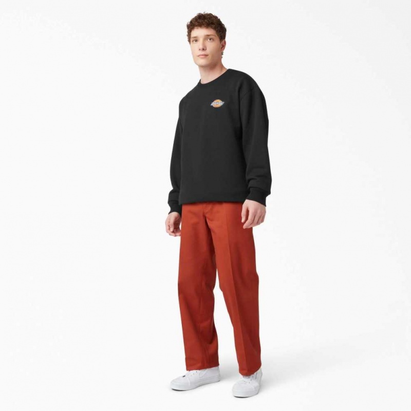 Regular Dickies Fleece Embroidered Chest Logo Sweatshirt | US0001998