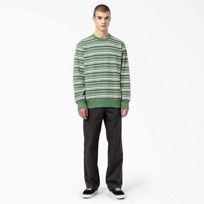 Regular Dickies Westover Striped Crew Neck Sweatshirt | US0002069